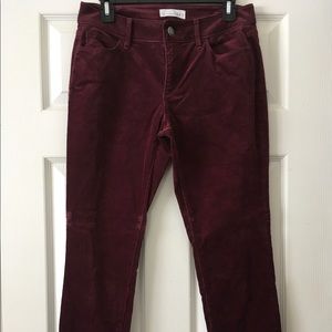 Loft Corduroy Skinnies